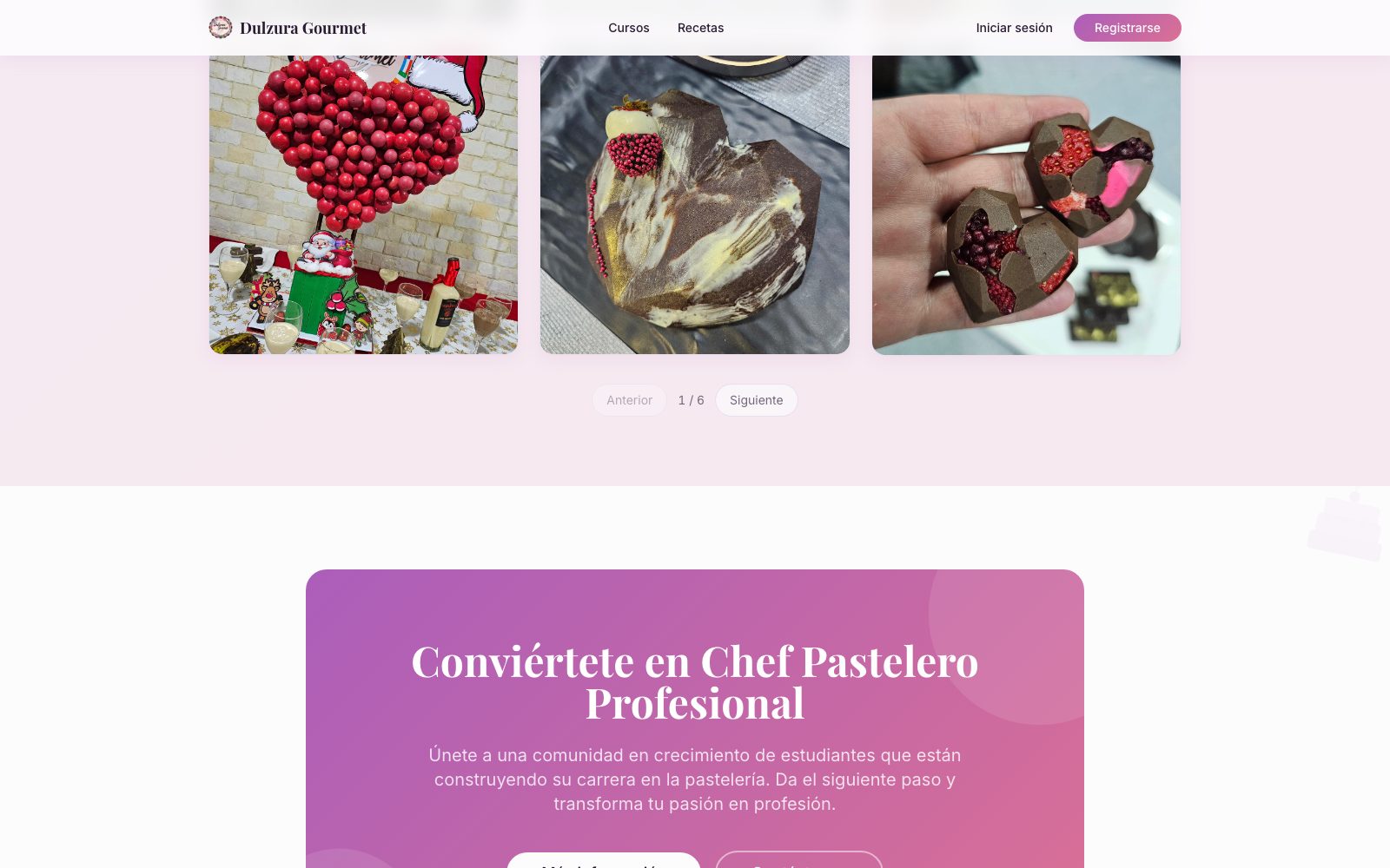 Academia Dulzura Gourmet: galería de creaciones de estudiantes